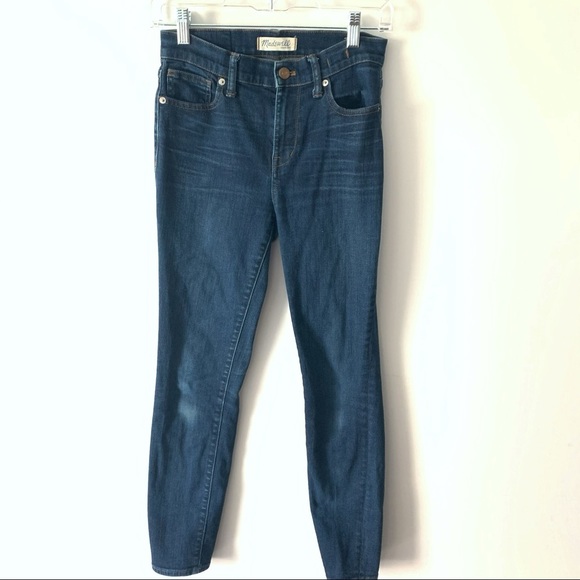 Madewell High Riser Skinny Jeans in Atlantic - Picture 5 of 9